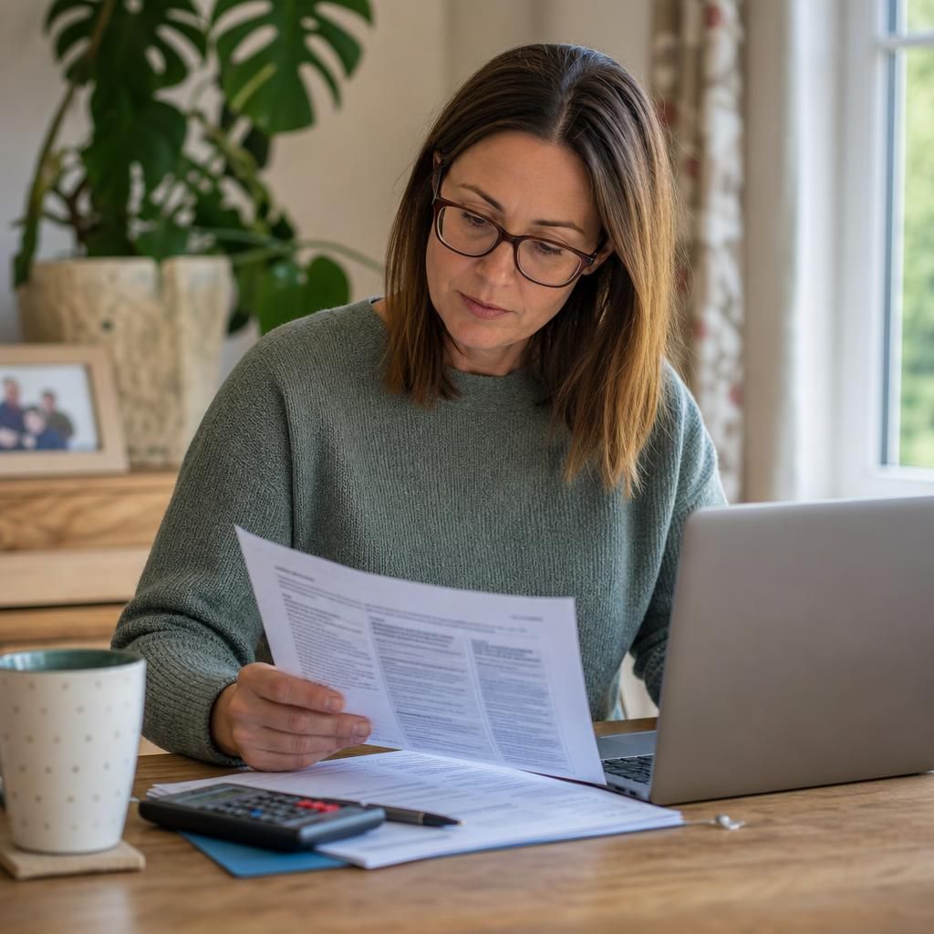 Foster carer reading guidance about tax treatment and allowances