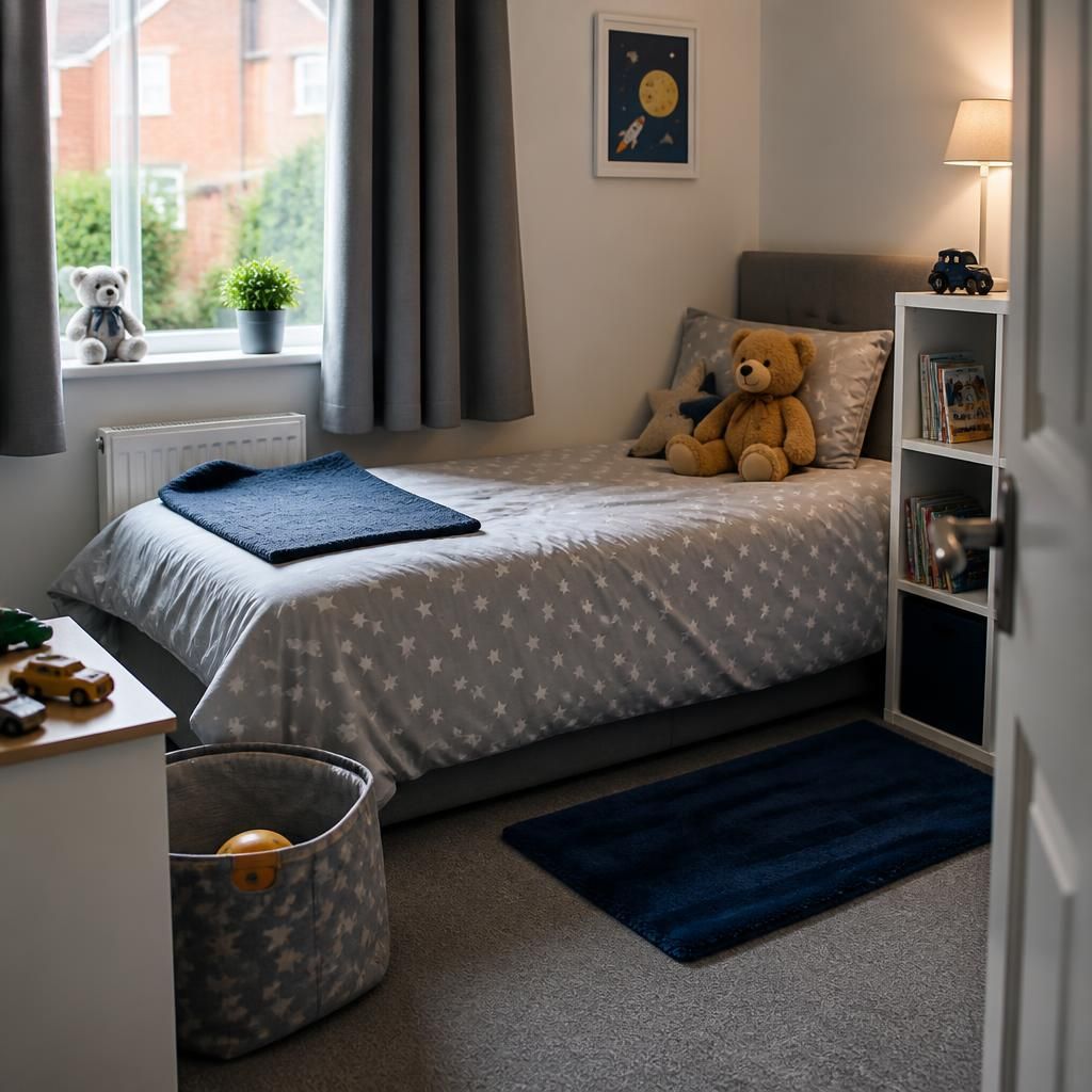 Rented family home with a child’s bedroom prepared for fostering