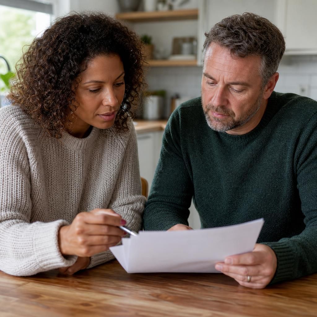 Parent and private foster carer reviewing a written payment agreement
